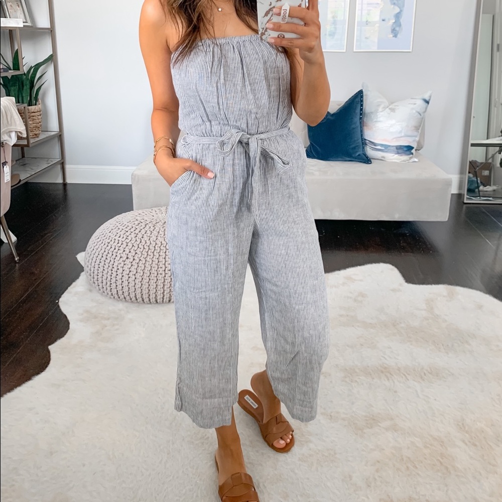 A&F strapless jumpsuit